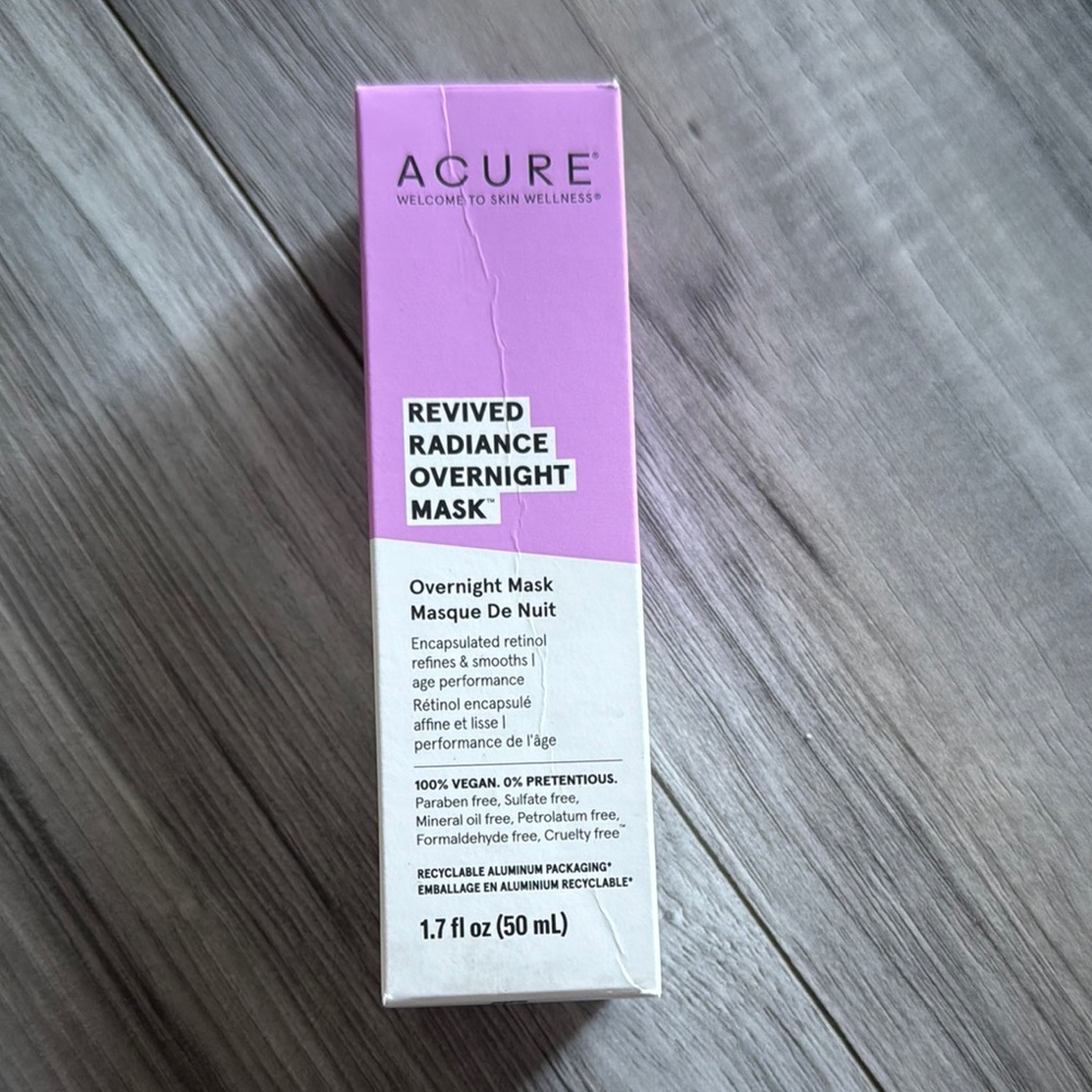 Acure Revived Radiance Overnight Mask